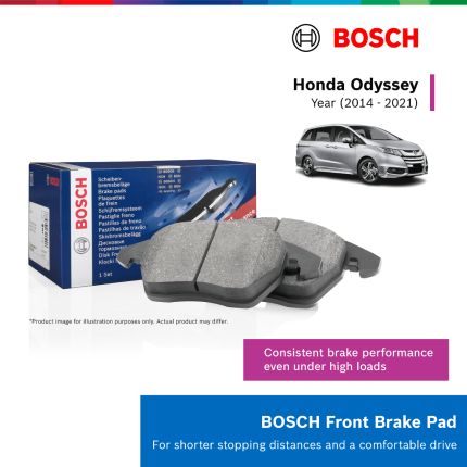 Bosch Front Brake Pads for Honda Odyssey 2.4 RC T6A (2014–2021)