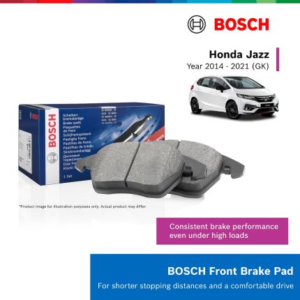 Bosch Front Brake Pads for Honda Jazz GK T5A 3rd Gen (2014–2021)