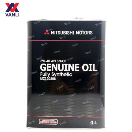 Mitsubishi Genuine Fully Synthetic 5W40 Engine Oil ( Tin ) (4 Litres) - 1 Carton = 6 Litres