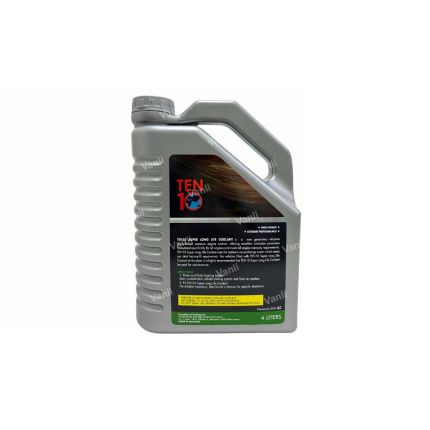 TEN Coolant Pre-mix Anti-rush Super Long Life Coolant 4LITRE (GREEN)