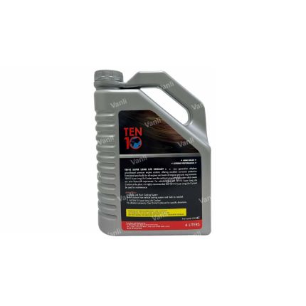 TEN COOLANT PREMIX 20/80 4 LITRE (RED)