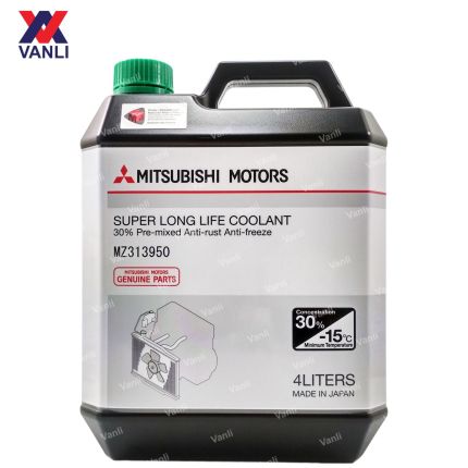 Mitsubishi Super Long Life Coolant  (Green) ( 4 Litre ) - 1 Carton = 6 Bottles