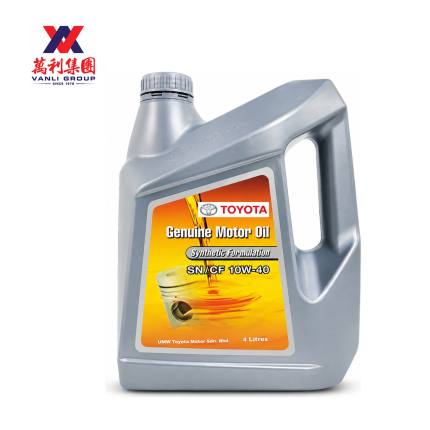 Toyota Genuine Motor Oil Semi Synthetic SN/CF 10W-40 Engine Oil 4L