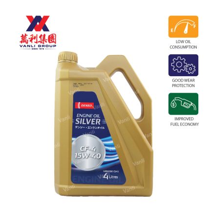 DENSO Silver Mineral CF-4 15W40 (4 Litre) - 1 Carton = 4 Bottles