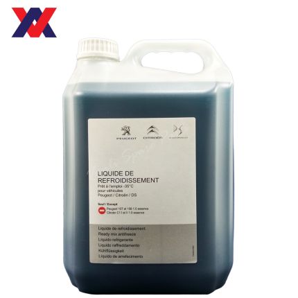 Peugeot Citroen Genuine Long Life Coolant (Ready mixed antifreeze) ( 5 Litre ) - 1 Carton = 2 Bottles