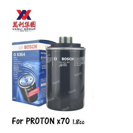 BOSCH OIL FILTER - PROTON X70 1.8cc / AUDI / VOLKSWAGEN ( 0 986 AF0 364 )