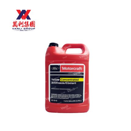 Ford Motorcraft Genuine Yellow Concentrated Antifreeze / Coolant - 1 Gallon (3.78 Liters) - VC13-G