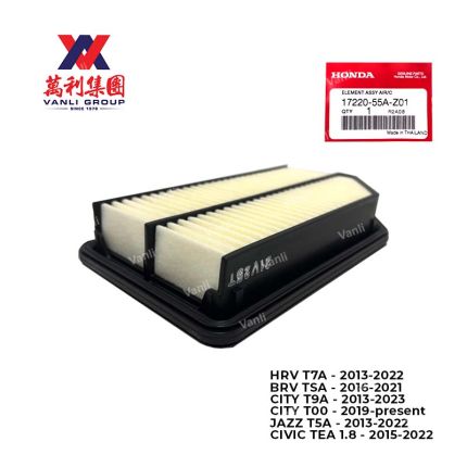 HONDA GENUINE Air Filter for HONDA City , Jazz , BRV - 17220-55A-Z01