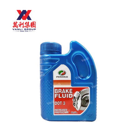 Perodua Brake Fluid DOT3 (0.5 Litres)  - 1 Carton = 24 Bottles