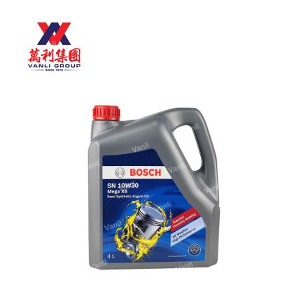 Bosch Semi Synthetic 10W30 API SN Engine Oil (4 Litres) - 1 Carton = 4 Bottles