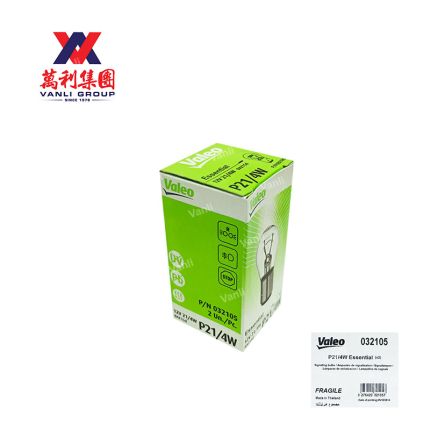 Valeo Bulb P21/4W Essential 12v 21/4w - 2pcs per box ( 032105 )