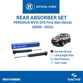 Sachs Rear Absorber Set – Perodua Myvi I 2005–2011