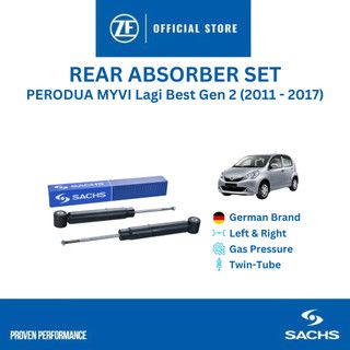 Sachs Rear Absorber Set – Perodua Myvi II (LAGI BEST) 2011–2017