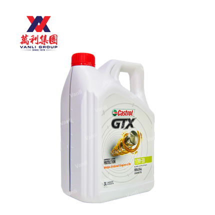 Castrol GTX SN Mineral 10W-30 Engine Oil 3L