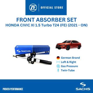 Sachs Front Absorber Set – Honda Civic 1.5 FE (T24) 2022–On