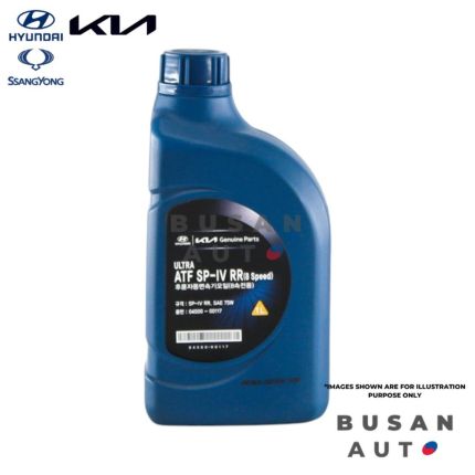 Hyundai Kia Genuine ATF SP-IV RR Ultra 8-Speed Transmission Fluid 1L