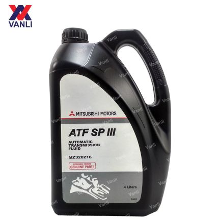 Mitusbishi Genuine ATF SP III Transmission Oil (4 Litres) - 1 Carton = 6 Bottles