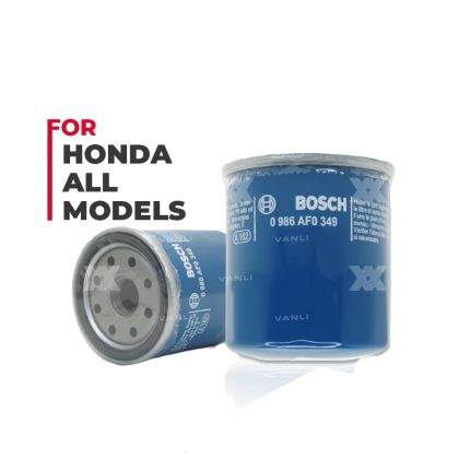 Bosch Oil Filter 0986AF0349 for Honda City , Jazz , Civic , CRV , HRV , Accord , BRV