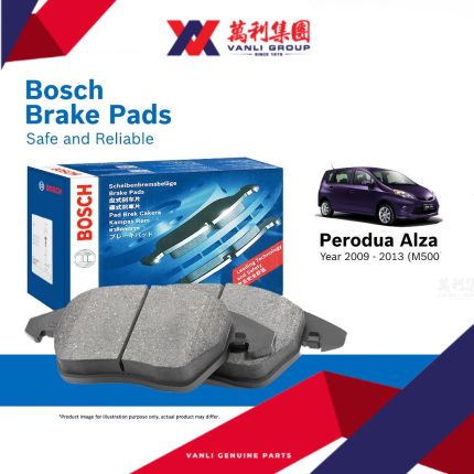 Bosch Front Brake Pads for Perodua Alza Pre-Facelift, Proton Waja &amp; Arena