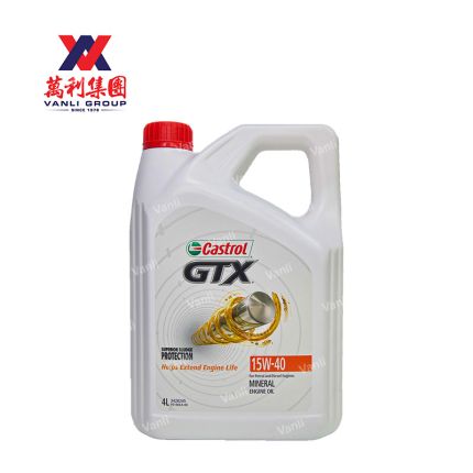 Castrol GTX Mineral 15W40 Engine Oil (4 Litres) - 1 Carton = 6 Bottles