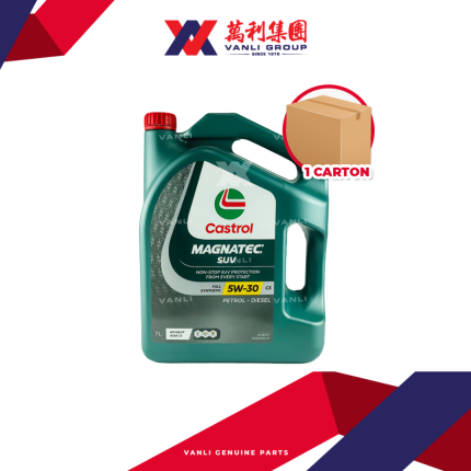 Castrol Magnatec SUV Fully Synthetic 5W30 Engine Oil (7 Litres) - 1 Carton - 3 Bottles