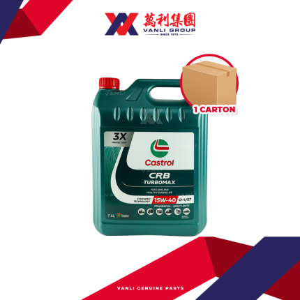 Castrol CRB Turbomax Mineral 15W40 Engine Oil (7.5 Litres) - 1 Carton = 3 Bottles