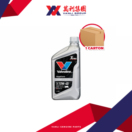 VALVOLINE CHAMP 4T EXTRA 10W40 Semi Synthetic Engine Oil Motor Oil (1L) - 1 Carton = 24 Bottles