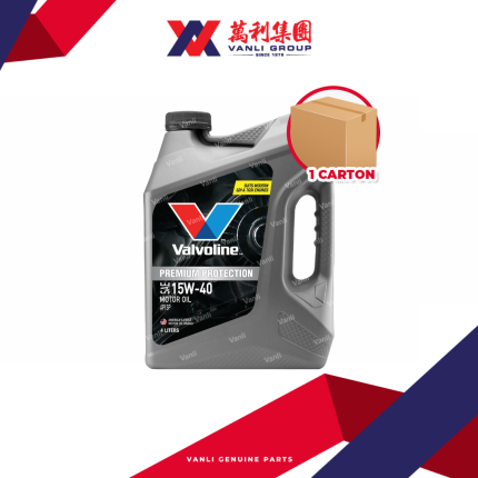 VALVOLINE PREMIUM PROTECTION 15W40 SP Engine Oil (4L) - 1 Carton = 4 Bottles