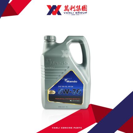 Mando Fully Synthetic 5W30 Engine Oil API SN (4 Litres) - 1 Carton = 4 Bottles