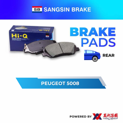 Sangsin Brake REAR Brake Pad For PEUGEOT 5008 - SP-1881