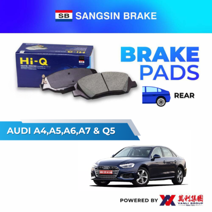 Sangsin Brake REAR Brake Pads For AUDI A4 / A5 / A6 / A7 / Q5 - SP-2146