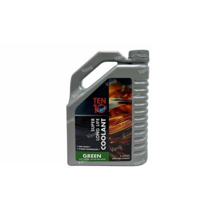 TEN Coolant Pre-mix Anti-rush Super Long Life Coolant 4LITRE (GREEN)