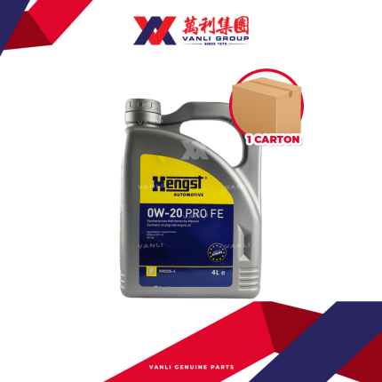 Hengst AFE 0W20 Engine Oil (4 Litres)  - 1 Carton = 4 Bottles