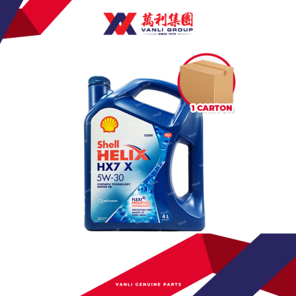 Shell Helix HX7 5W30 Engine Oil (4 Litres) - 1 Carton = 4 Bottles