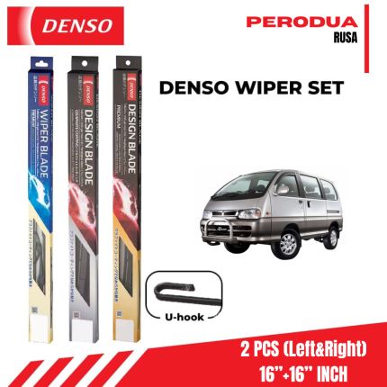 DENSO Conventional Wiper Set 16/16 inch for Perodua Rusa