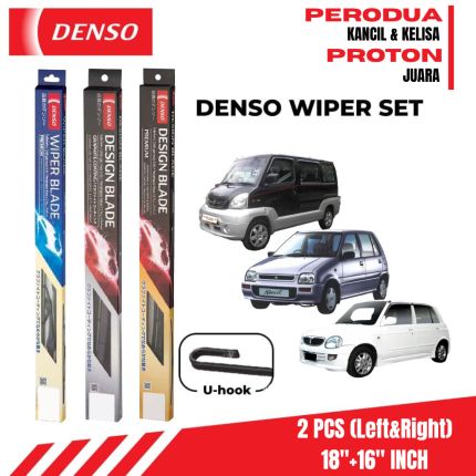 DENSO Conventional Wiper Set 18/16 inch for Perodua Kancil Kelisa