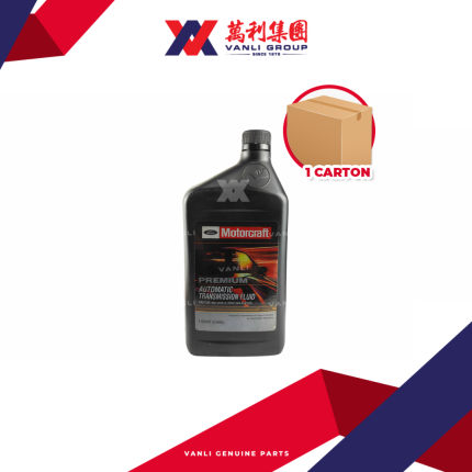 Ford Genuine Fluid Premium Automatic Transmission Fluid  ( 1 QUART ) - 1 Carton = 12 Bottles