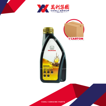 Honda Genuine 0W20 Engine Oil ( 1 Litre ) - 1 Carton = 24 Bottles