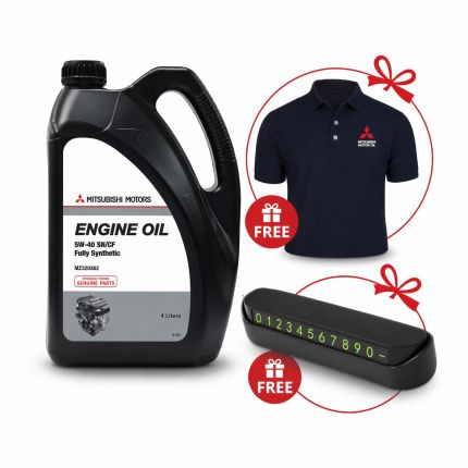 Mitsubishi Genuine Fully Synthetic Engine Oil 5W-40 4L