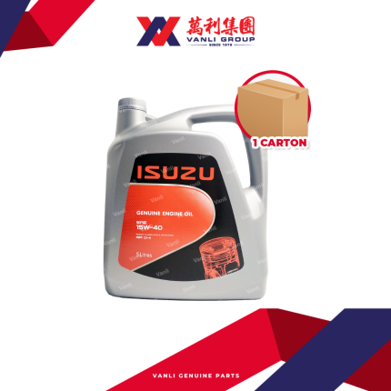 Isuzu Engine Oil G-Max 15W40  ( 5 Litre ) - 1 Carton = 3 Bottles