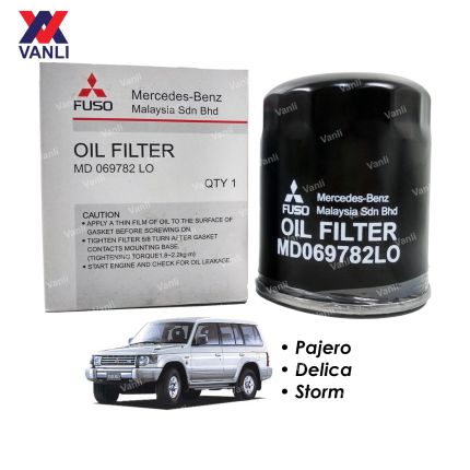 Mitsubishi Oil Filter for Pajero / Delica Van / Strom - MD069782LO