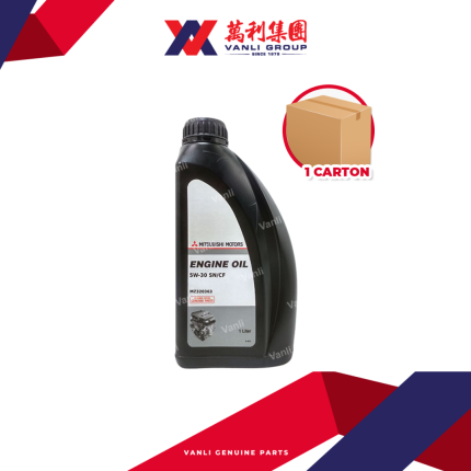 Mitusbishi Genuine Semi Synthetic 5W30 Engine Oil (1 Litres) - 1 Carton = 24 Bottles