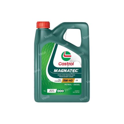 Castrol MAGNATEC 5W-40 Full Synthetic Engine Oil API SP ACEA C3 for Petrol and Diesel Vehicles ( 4L )