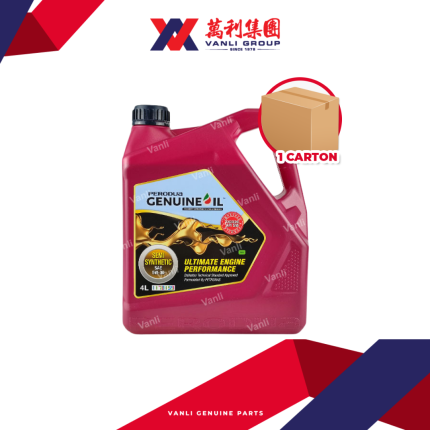 Perodua Semi Synthetic 5W-30 API SM Engine Oil (4 Litre) - 1 Carton = 4 Bottles