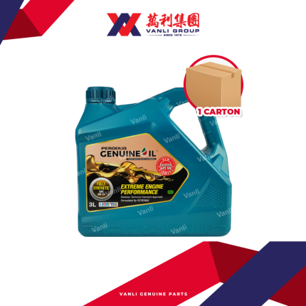 Perodua Genuine Fully Synthetic 0W20 Engine Oil (3 Litre) - 1 Carton = 6 Bottles