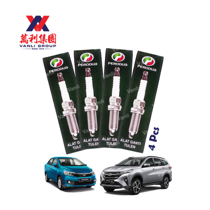 Perodua Genuine Spark Plug Set (4pcs, SC16HR11) for Myvi D20N (9004A-91068)