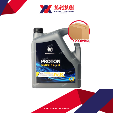 Proton Genuine Fully Synthetic 0W20 Engine Oil (4 Litres) - 1 Carton = 4 Bottles