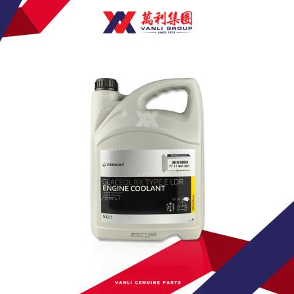 Renault Genuine Coolant Type E  ( 5 Litre ) - 1 Carton = 4 Bottles