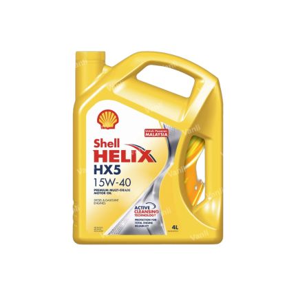 Shell HX5 15W-40 Mineral Engine Oil 4L