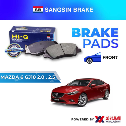 Sangsin Brake FRONT Brake Pads For MAZDA 6 GJ10 2.0 2.5 - SP-1728